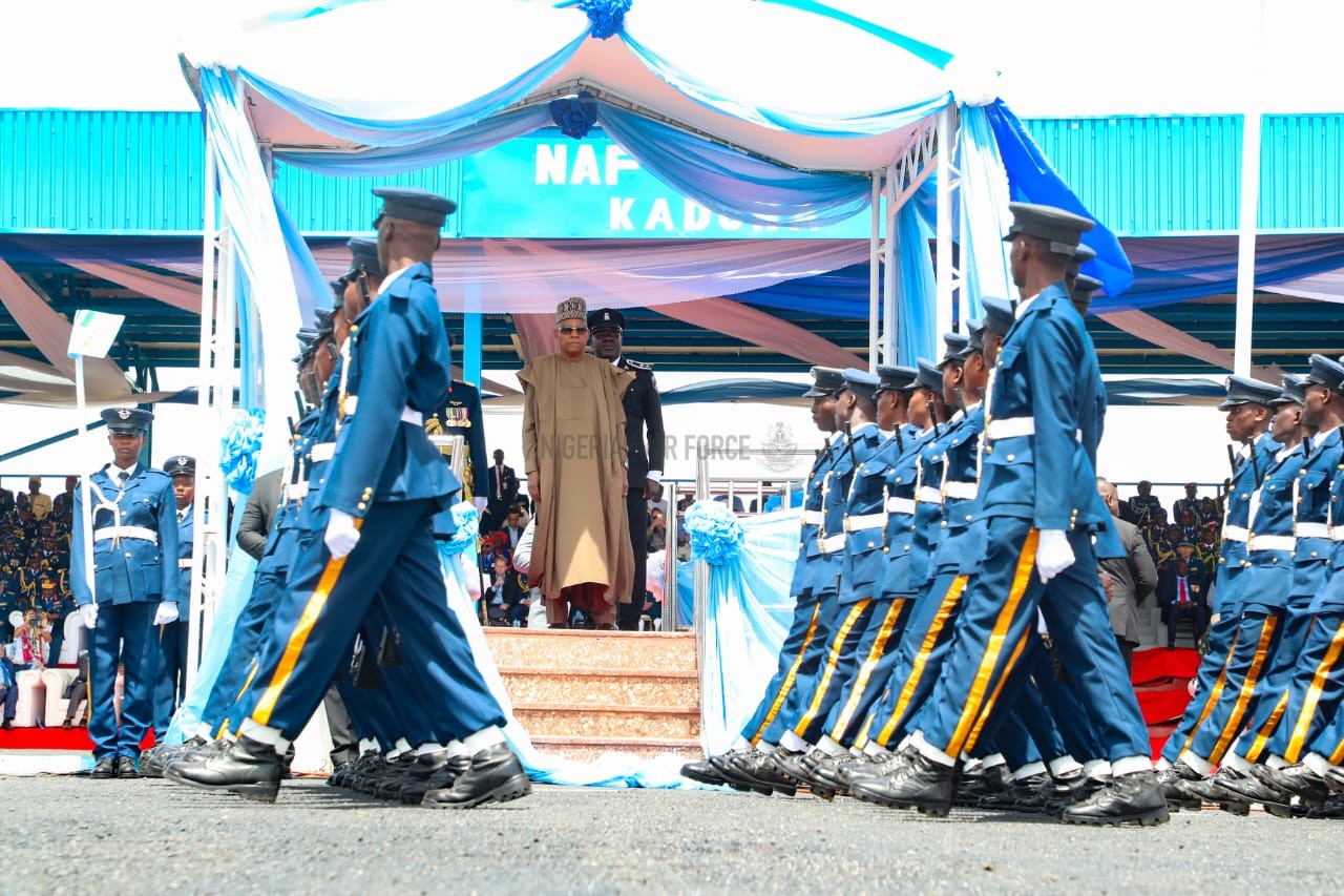 NAF @ 60: Highlights of the Grand Finale – A Stunning Ceremonial Parade and Aerial Display at the Nigerian Air Force Base, Kaduna.